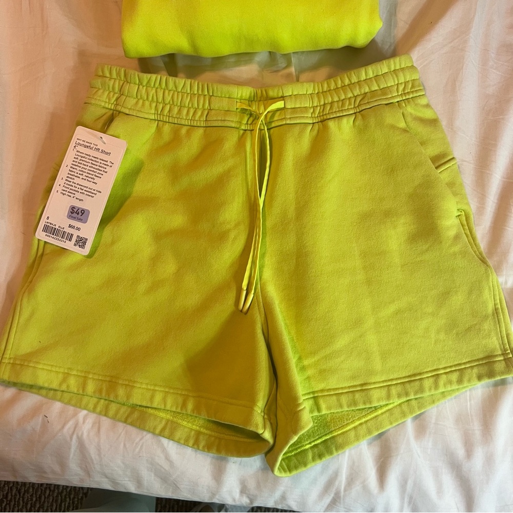 🍋 loungeful HR shorts 5”